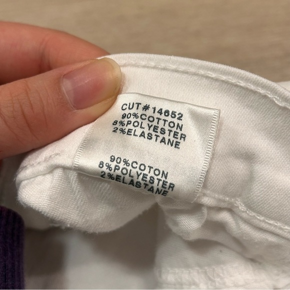 J Brand Jeans Womens Low Rise Cropped Skinny Jean white - Picture 10 of 12